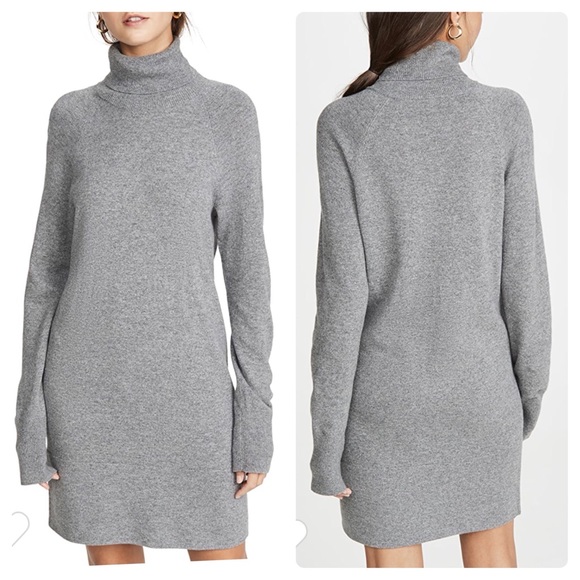 Veronica Beard Dress Wool/ Cashmere Saranac Turtleneck Mini Dress- XS - Picture 1 of 9